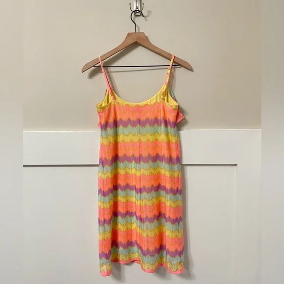 Lilly Pulitzer Pastel Color Layla Chevron Print Knit Dress Size Small - Picture 4 of 8